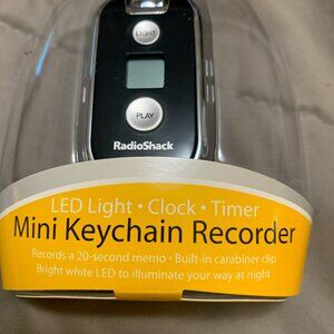 RADIOSHACK MINI KEYCHAIN VOICE RECORDER